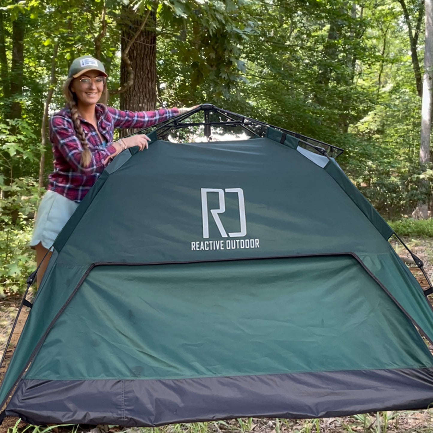 Small-Sized 3 Secs Tent + FREE Camping Tarp (For 1-2 Person).