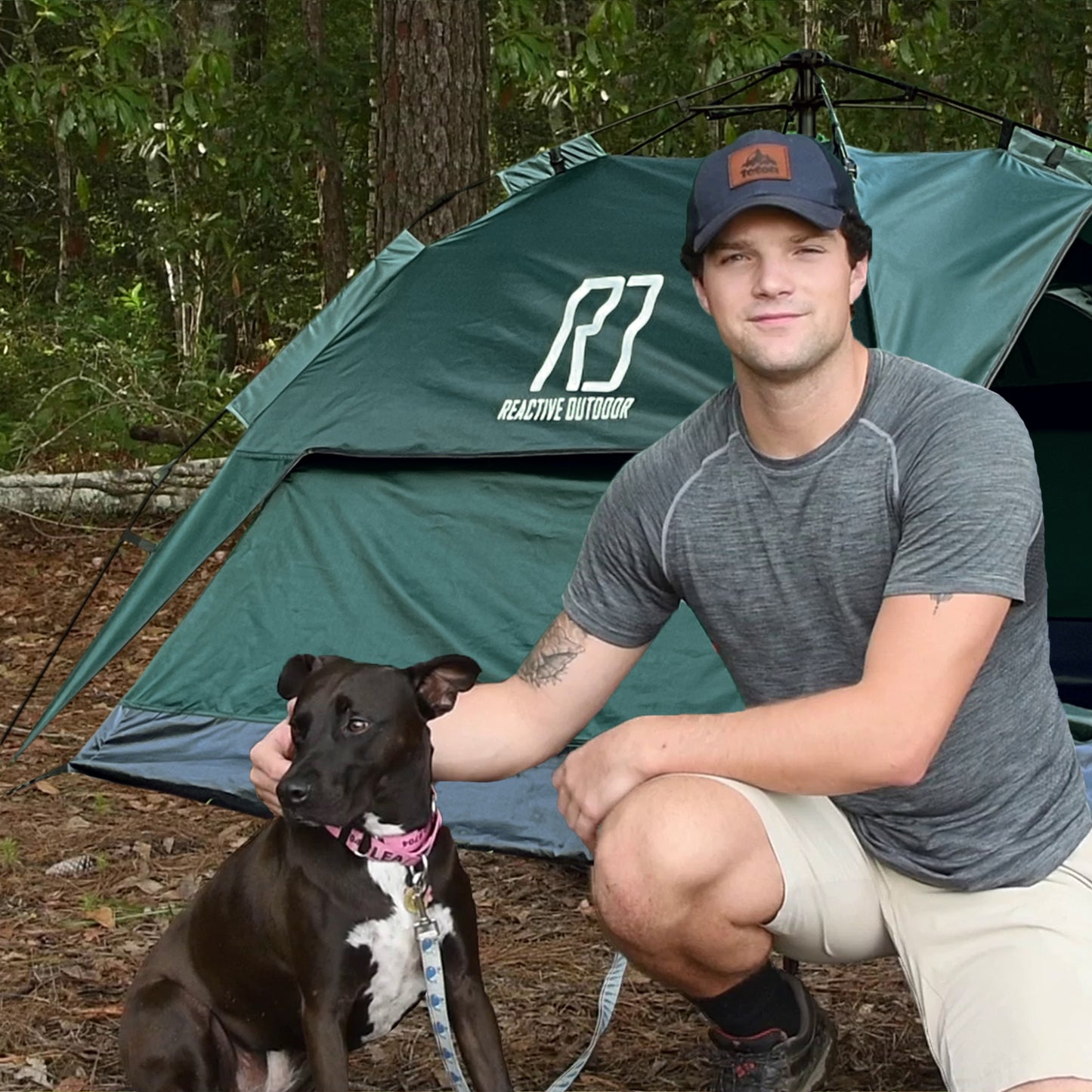 Small-Sized 3 Secs Tent + FREE Camping Tarp (For 1-2 Person).