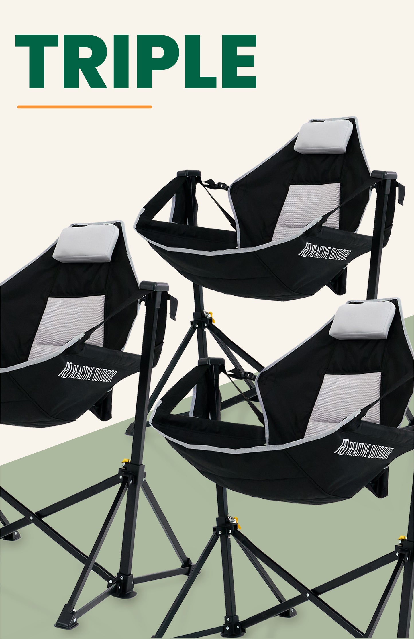 3x SwingBack (Three-Hammock Chair Bundle)