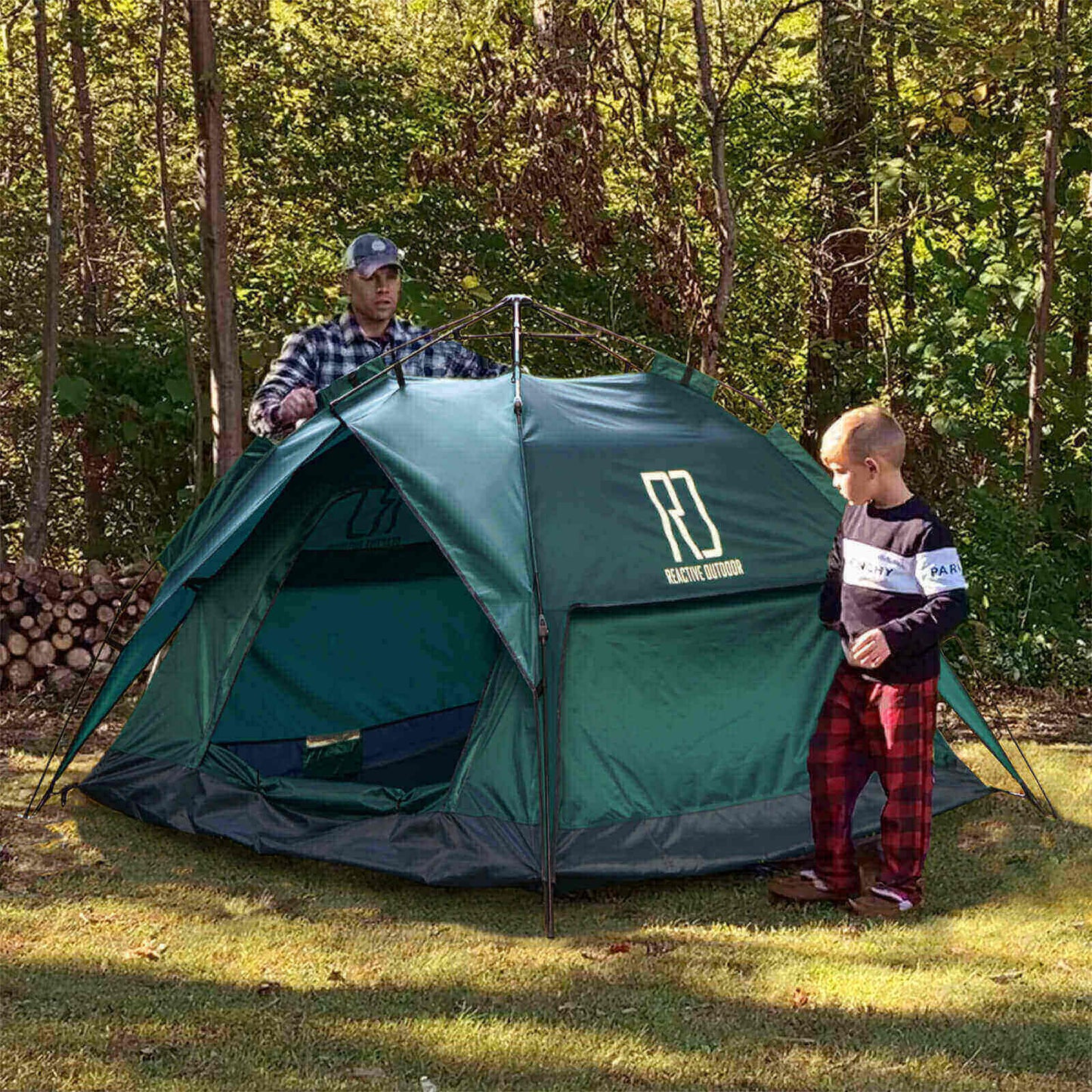 Large-Sized 3 Secs Tent + FREE Camping Tarp (For 2-3 Person, AU).