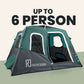 Large-Sized 2-Step Cabin Tent (Up To 6 Person).