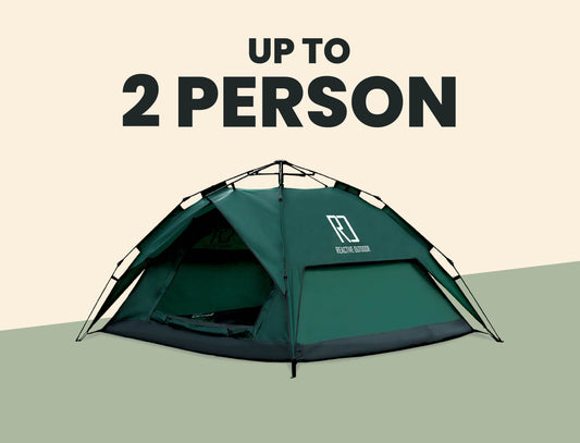 Small-Sized 3 Secs Tent + FREE Camping Tarp (Up to 2 Person, CA)